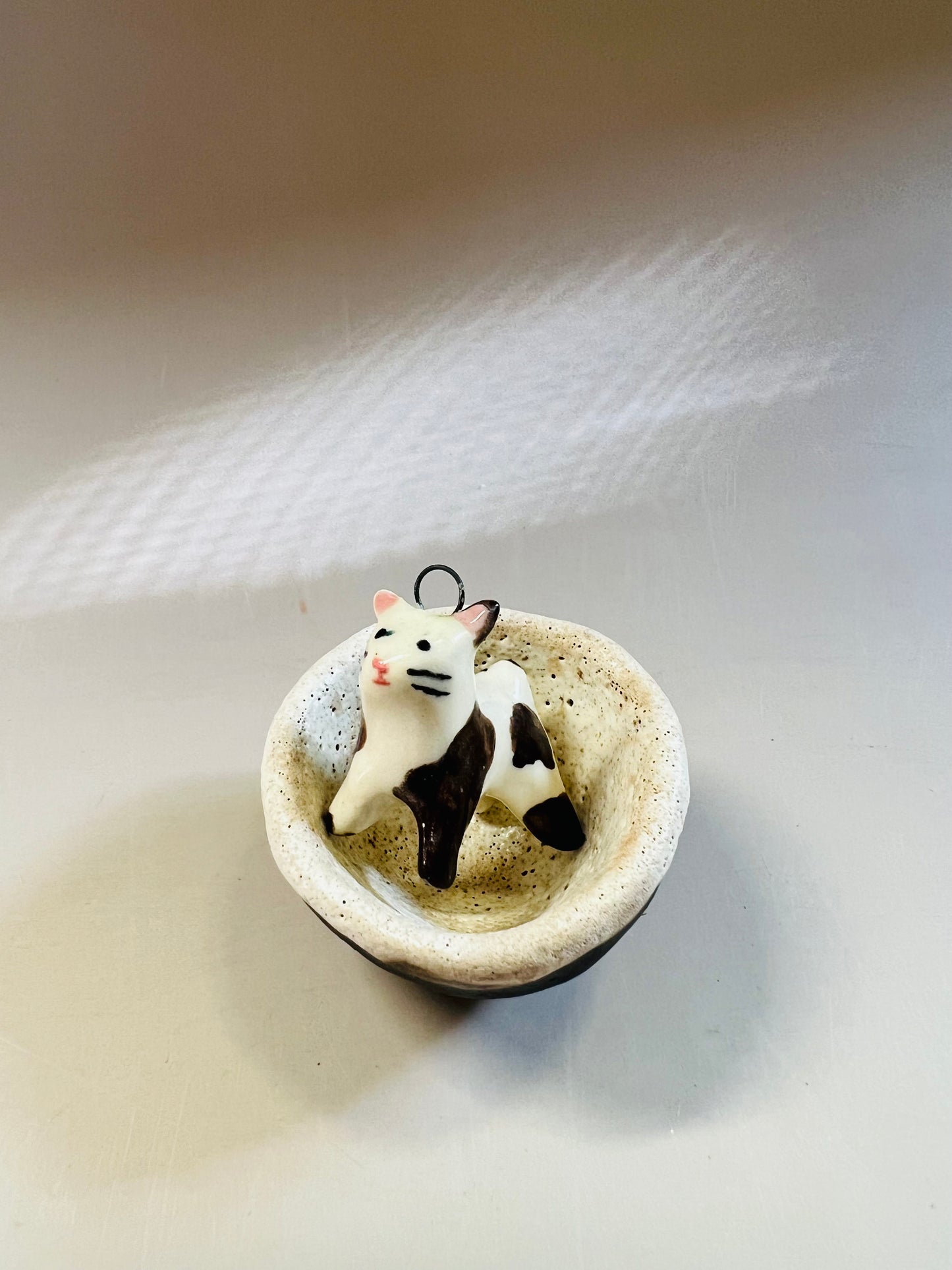 Moon Cat Spirit Animal Pendant