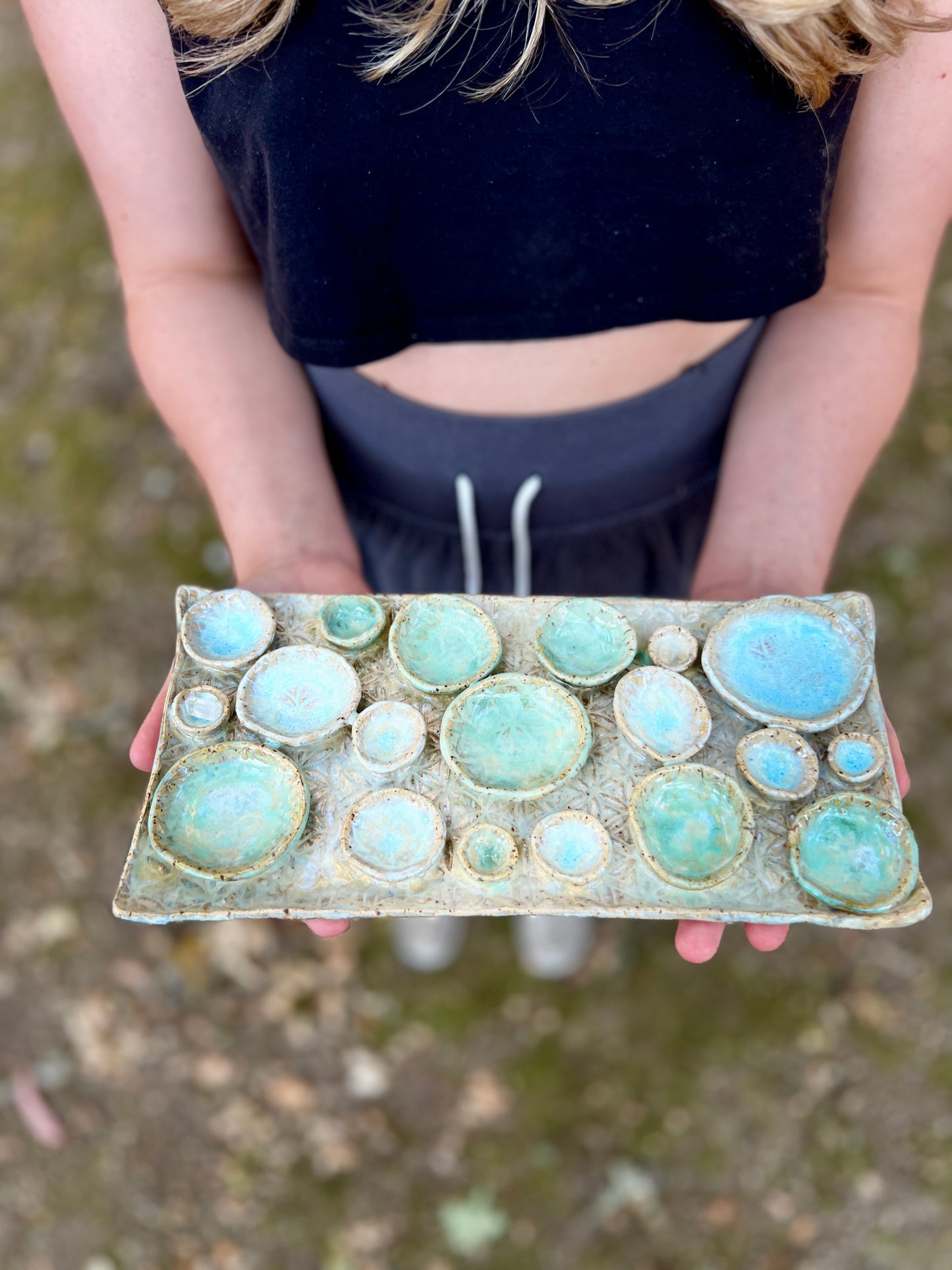 Sacred Geometry Crystal Charging Dish