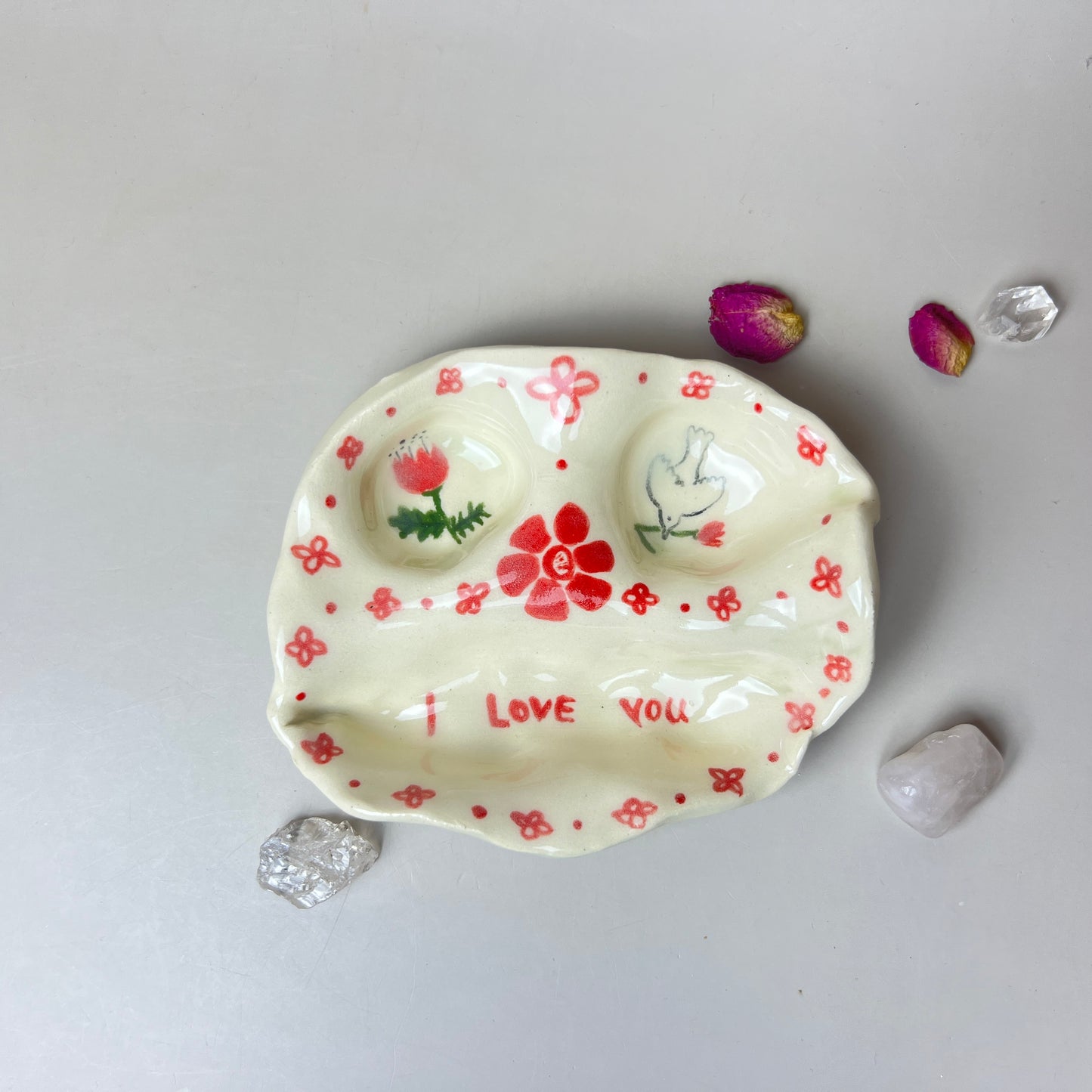 "I Love You" Valentine's Day Trinket Dish