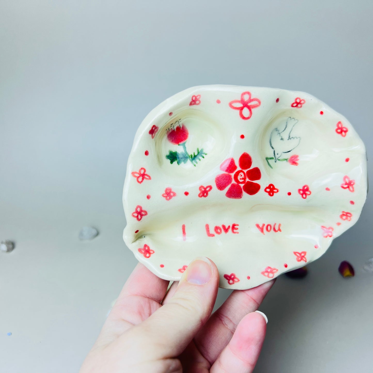 "I Love You" Valentine's Day Trinket Dish