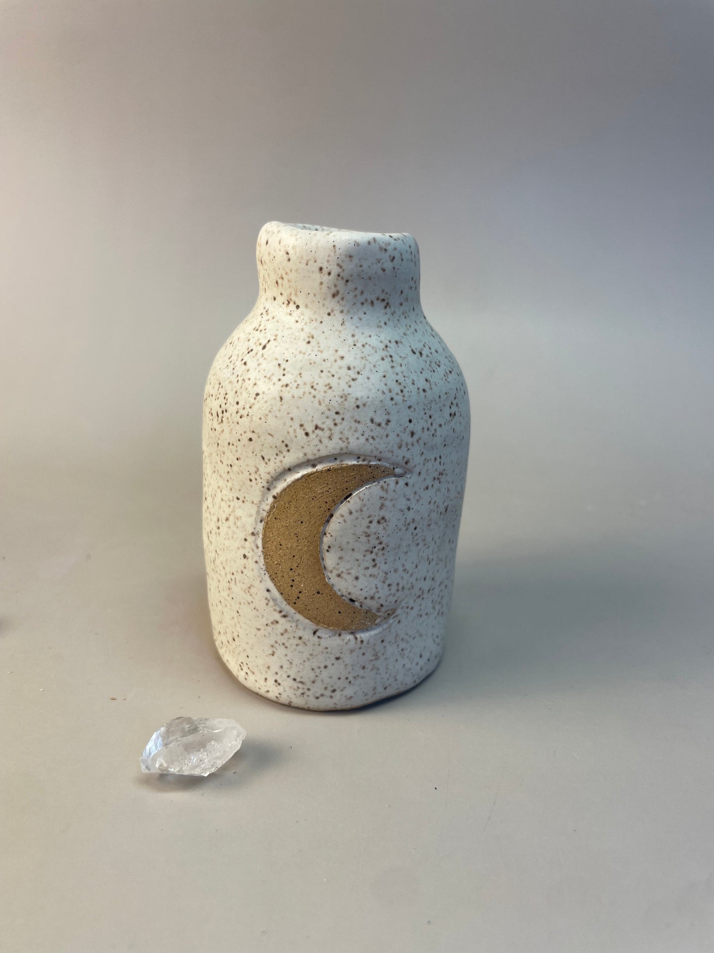 Handmade oatmeal Crescent Moon Bottles