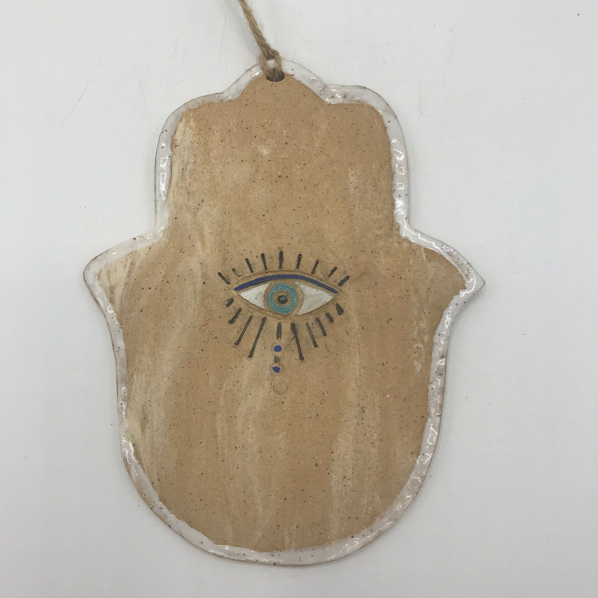 Hamsa with evil eye wall hanging