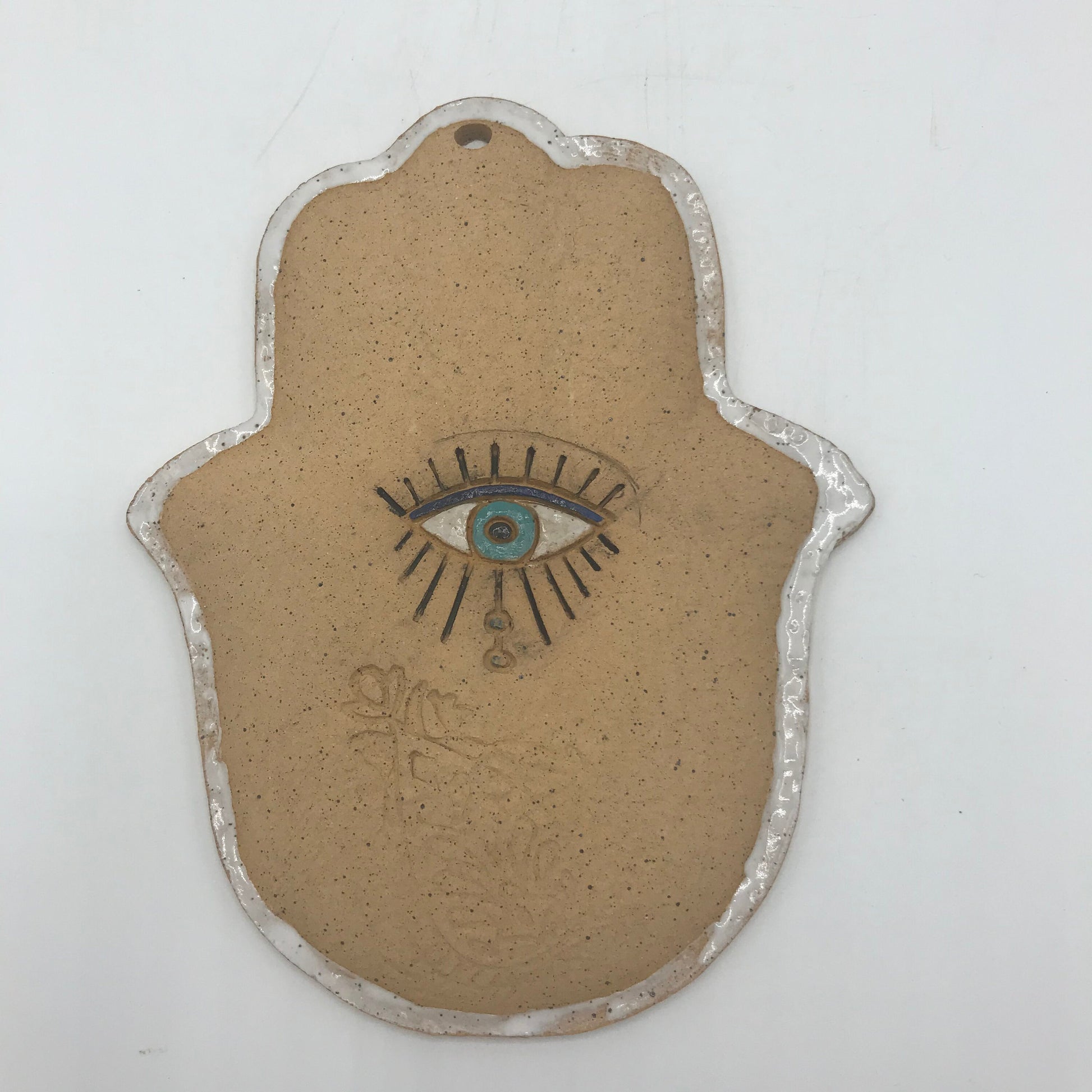Hamsa with evil eye wall hanging