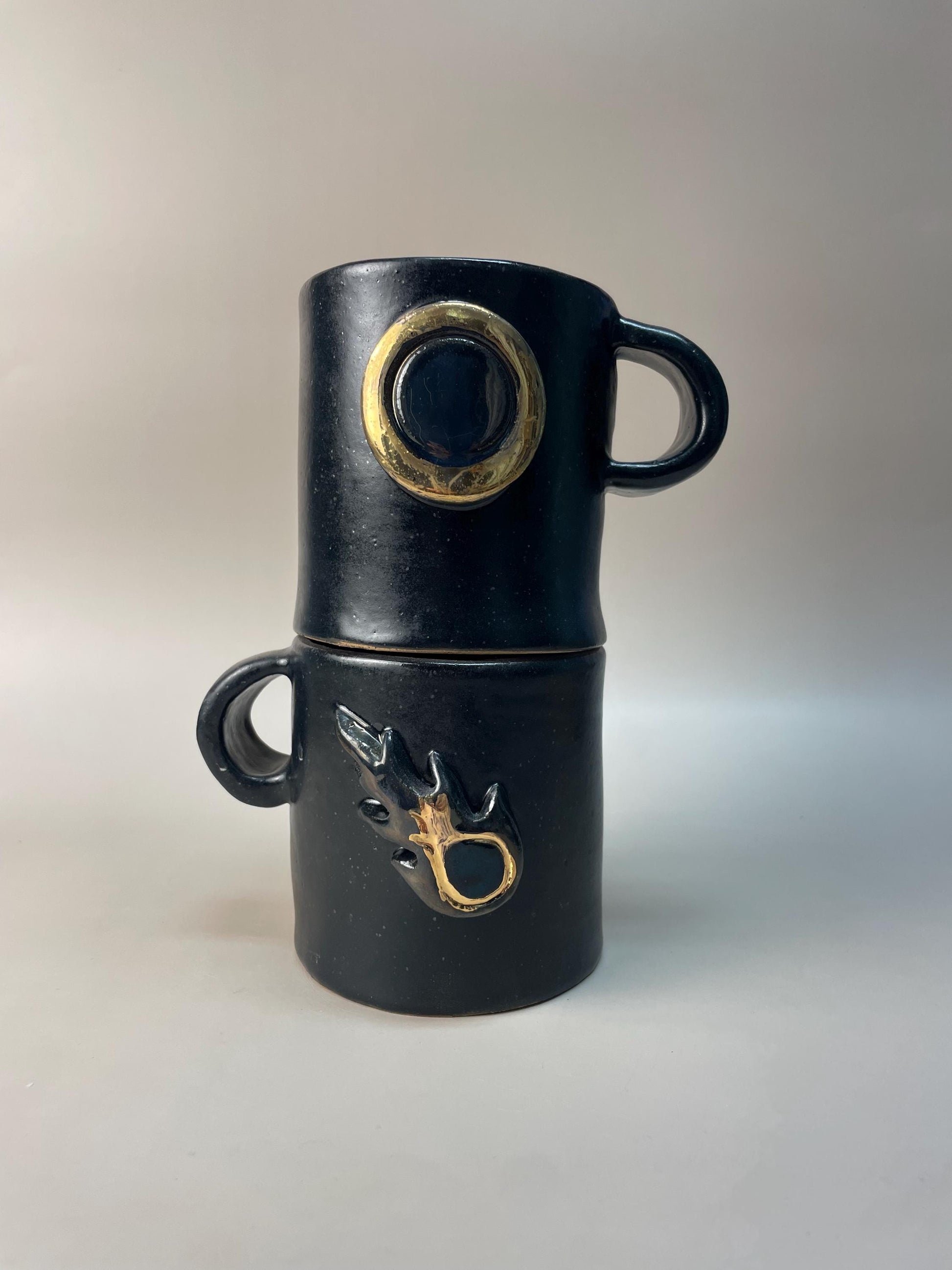 Solar Eclipse ceramic handmade mug
