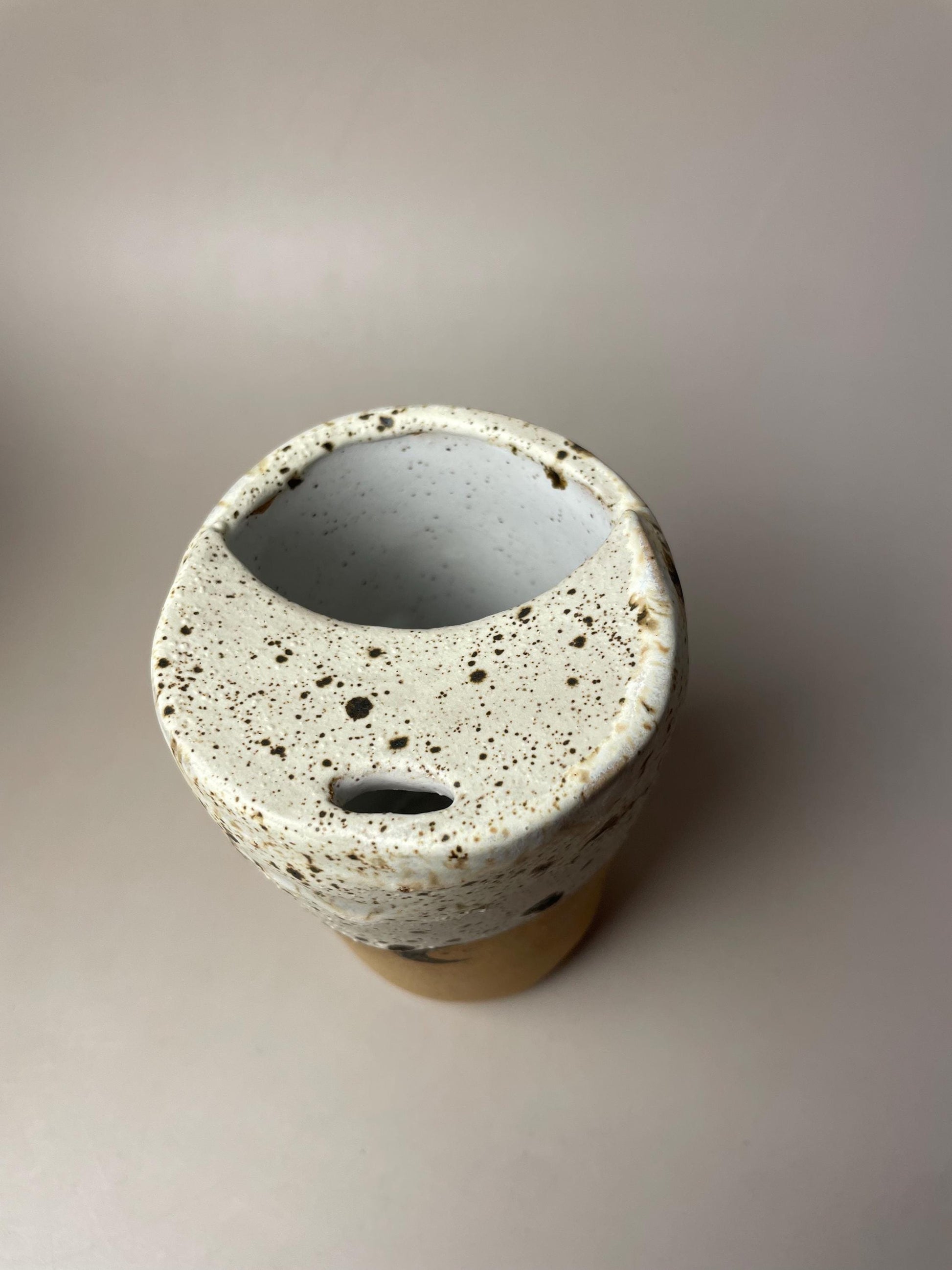 Capricorn white speckled ceramic to go Coffee Mug