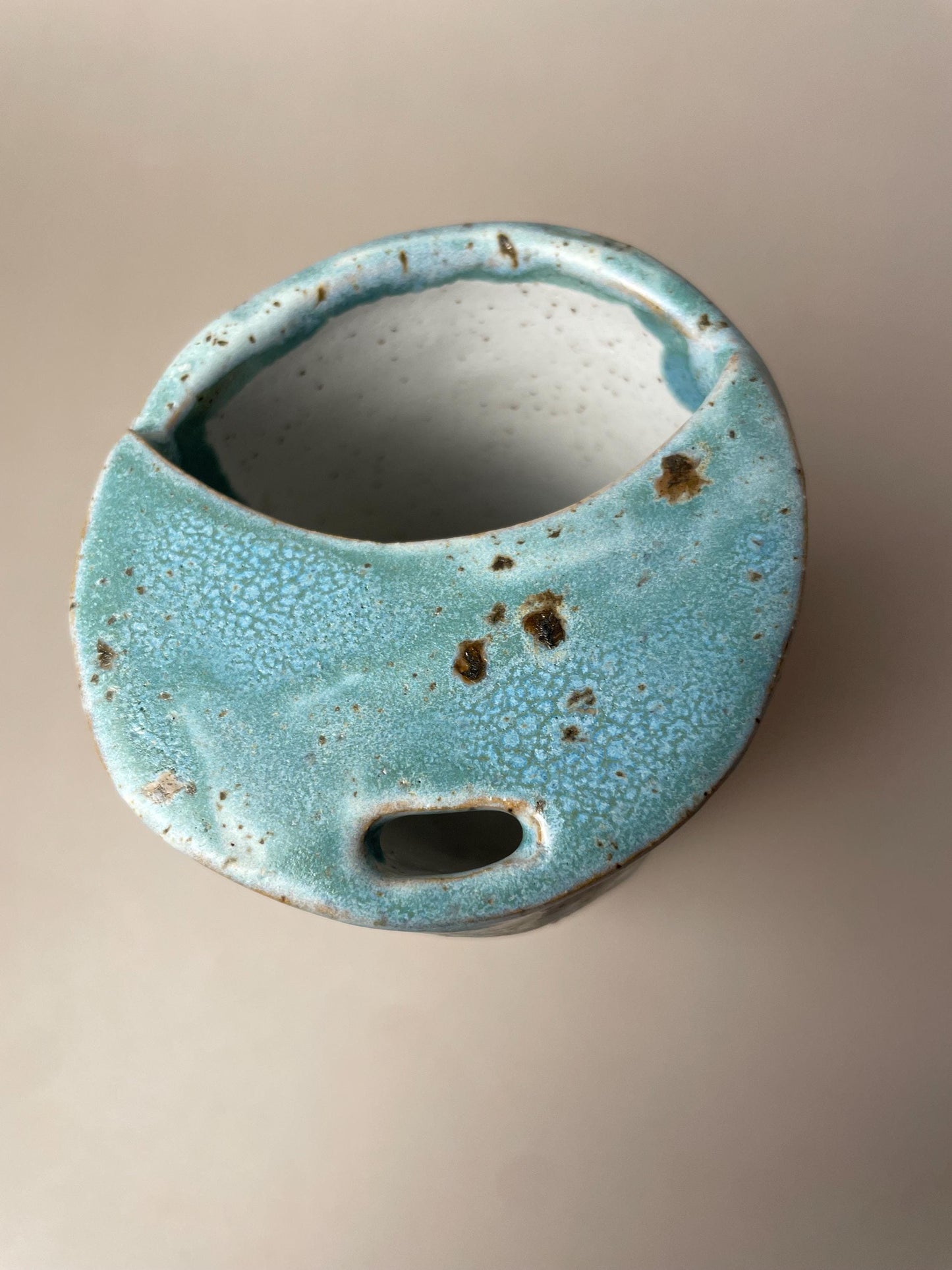 Capricorn blue speckled ceramic to go Coffee Mug