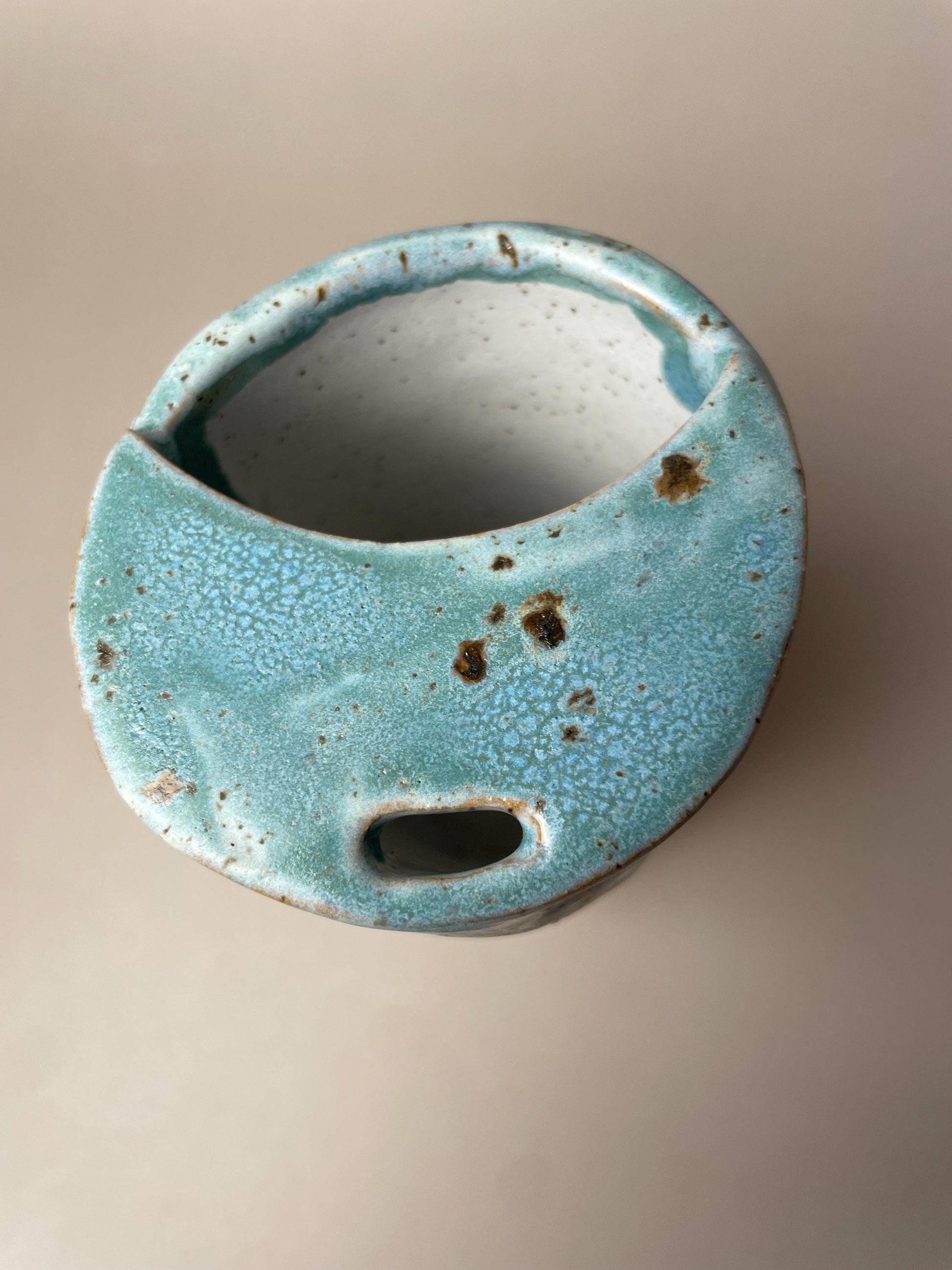 Capricorn blue speckled ceramic to go Coffee Mug