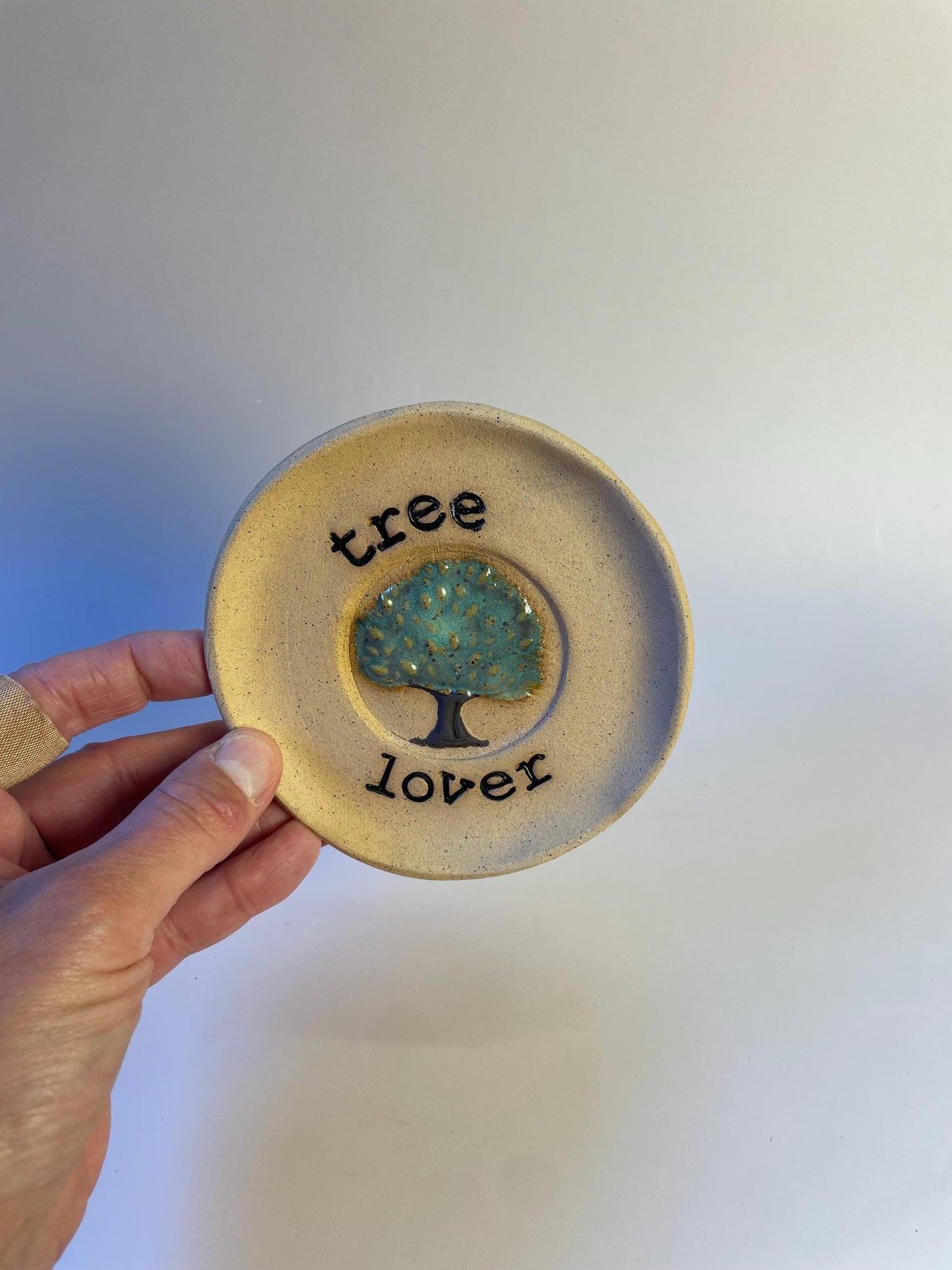 Handmade Ceramic Tree Love Trinket Dish