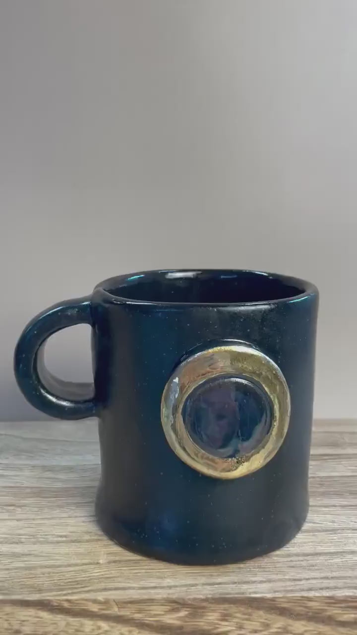 Solar Eclipse ceramic handmade mug