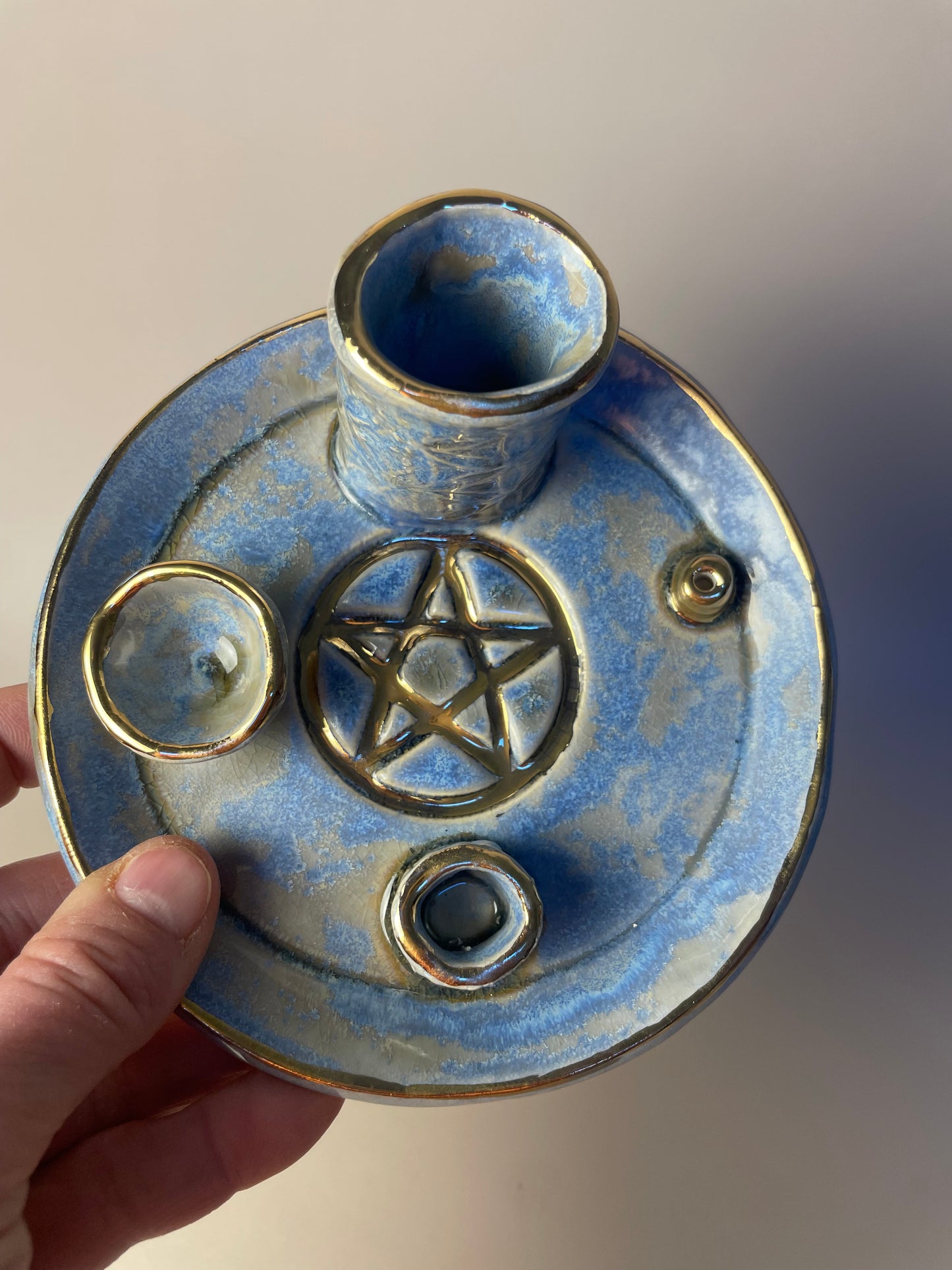 Pentacle Four Element Ritual Dish