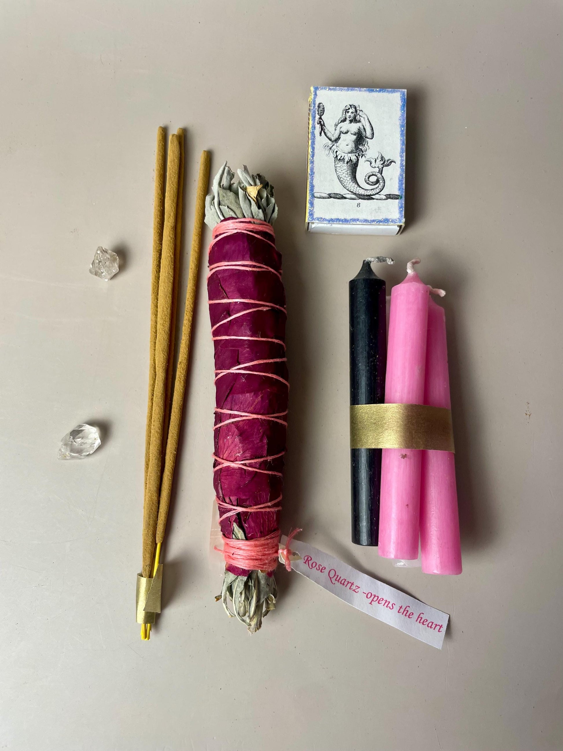 Goddess Four Element Ritual Box Kit-Sacred Tools for Moon Phases & Heart Centered Rituals