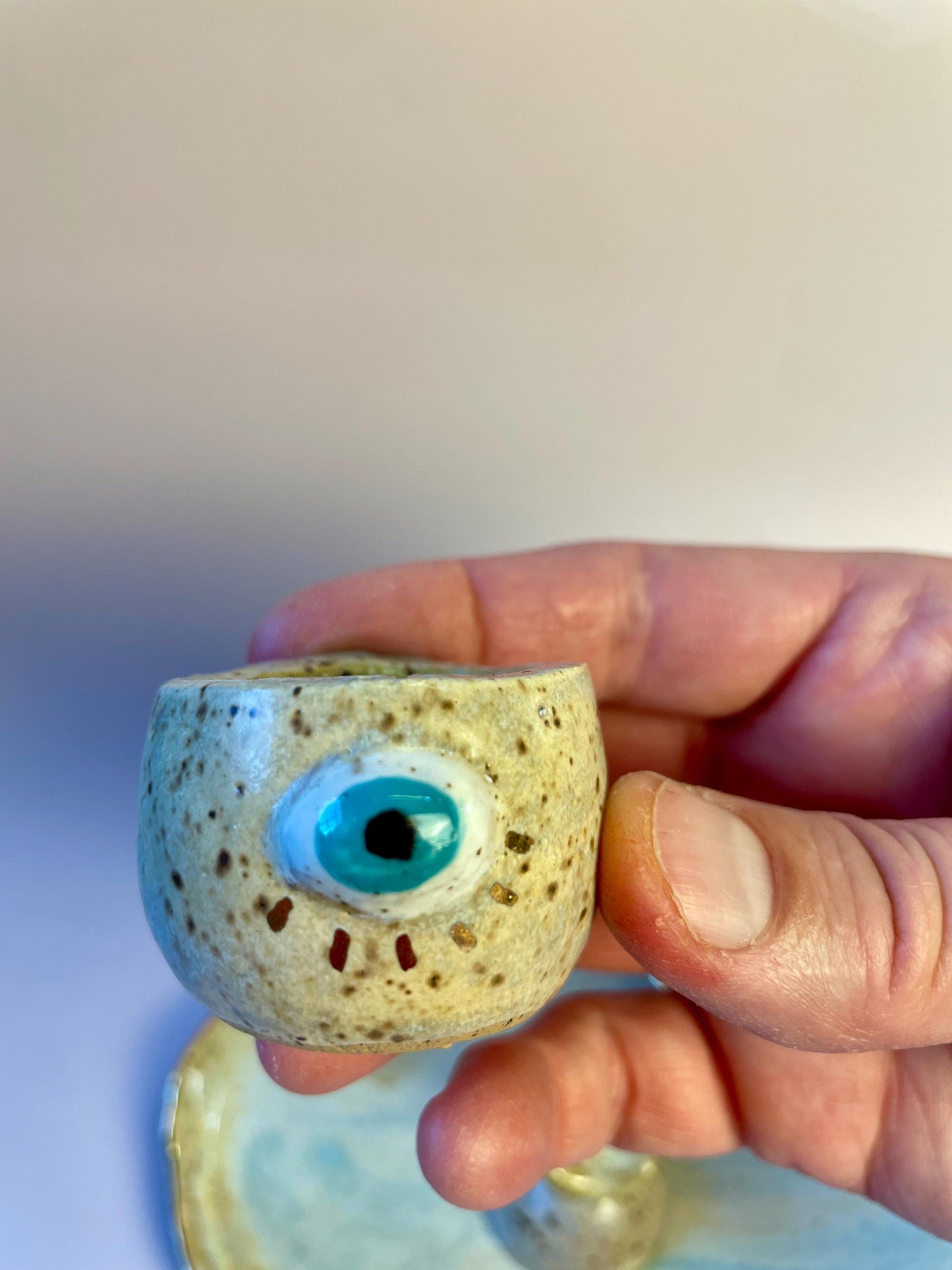 Dream Incubation Tray – Ceramic Ritual Set for Moonlit Intention Work