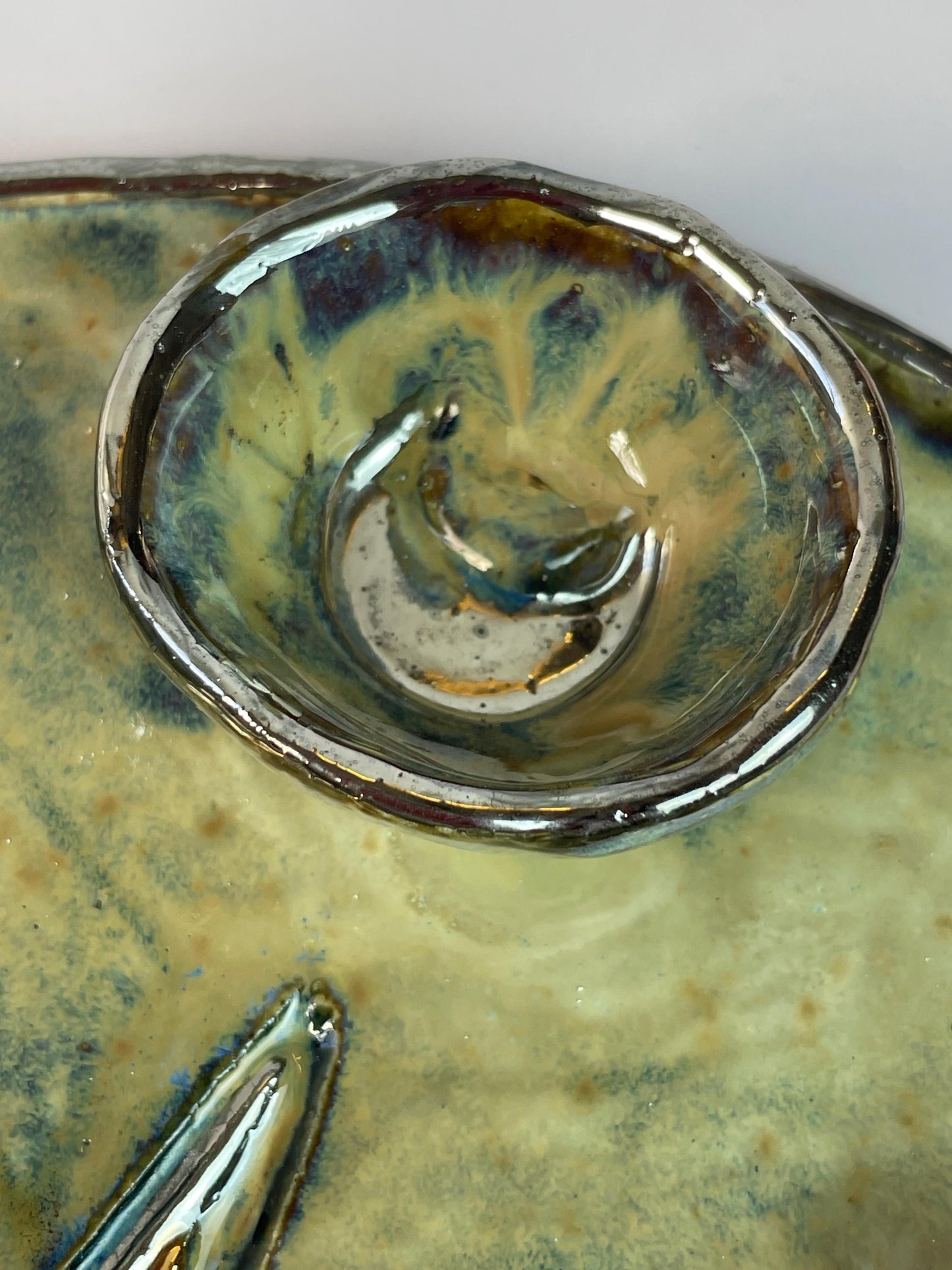 Inanna Four Element Ritual Dish — Eight-Pointed Star of Venus Altar Vessel