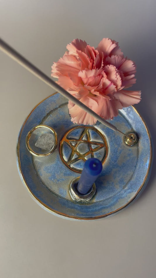 Pentacle Four Element Ritual Dish