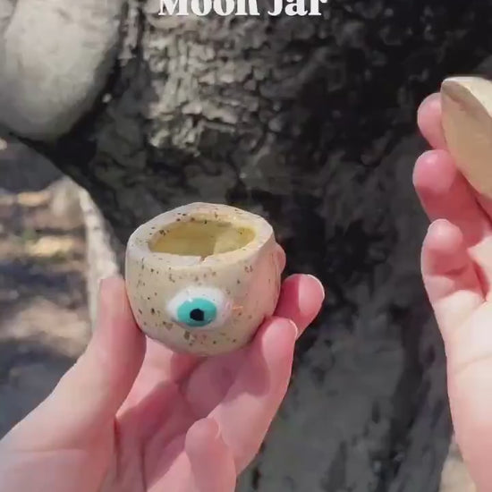 Dream Incubation Tray – Ceramic Ritual Set for Moonlit Intention Work